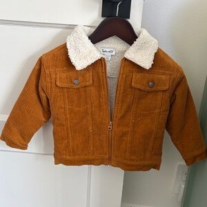 Splendid Kids Tan Corduroy Jacket with Cream Collar